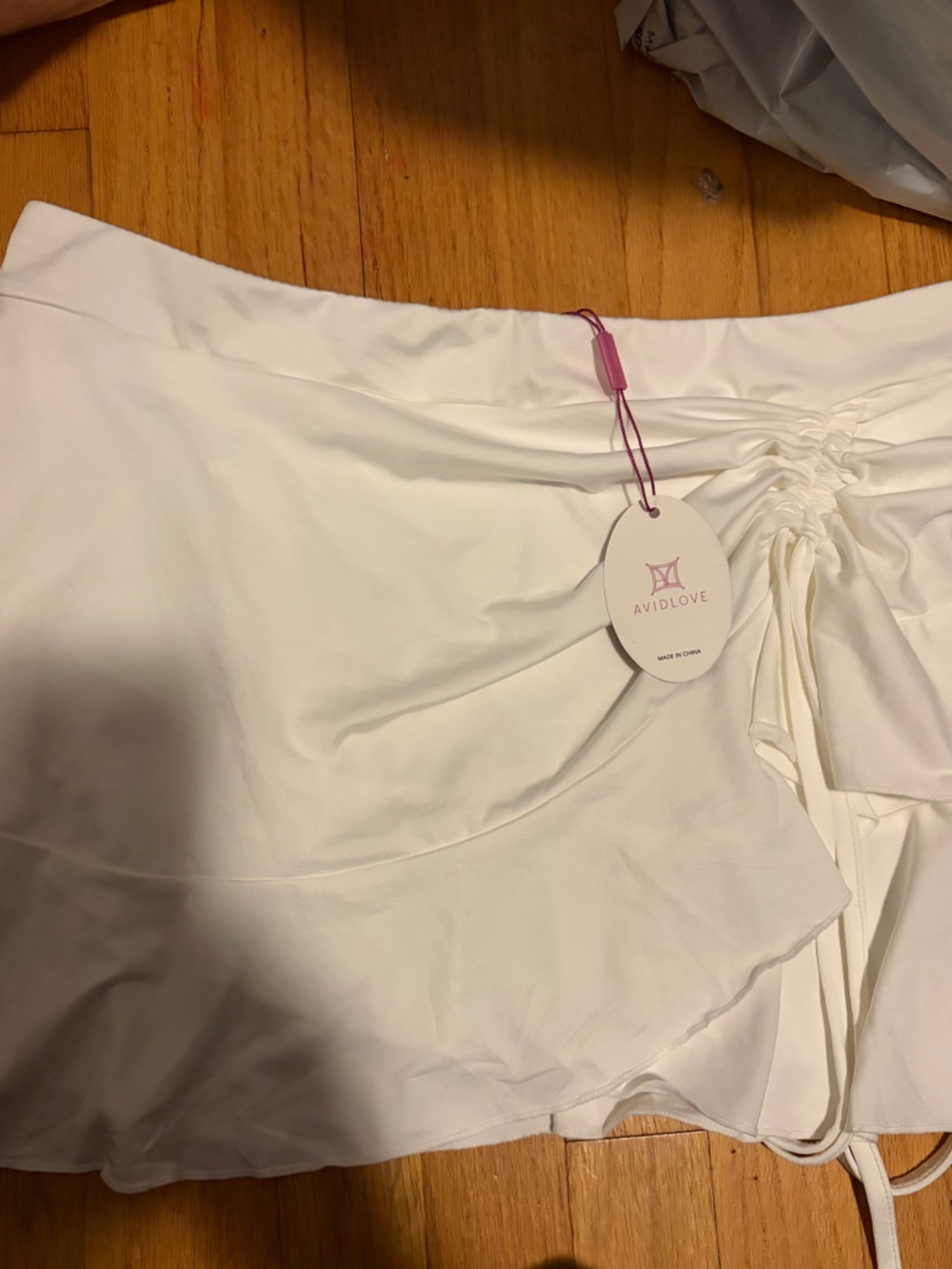 White skirt